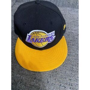 Los Angeles Lakers Fitted Cap Hat New Era 59Fifty Hardwood Classics Size 7 1/2